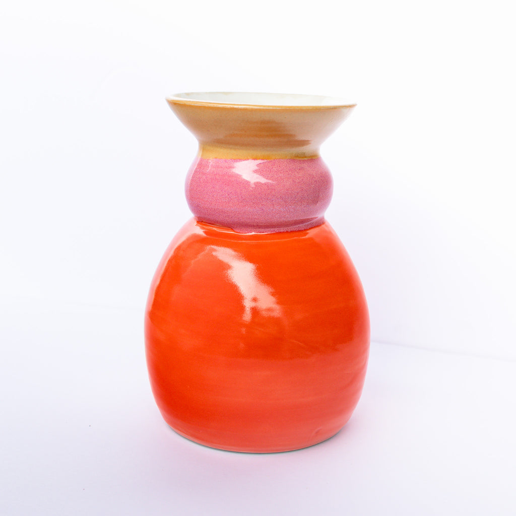 Tri-Color Vase