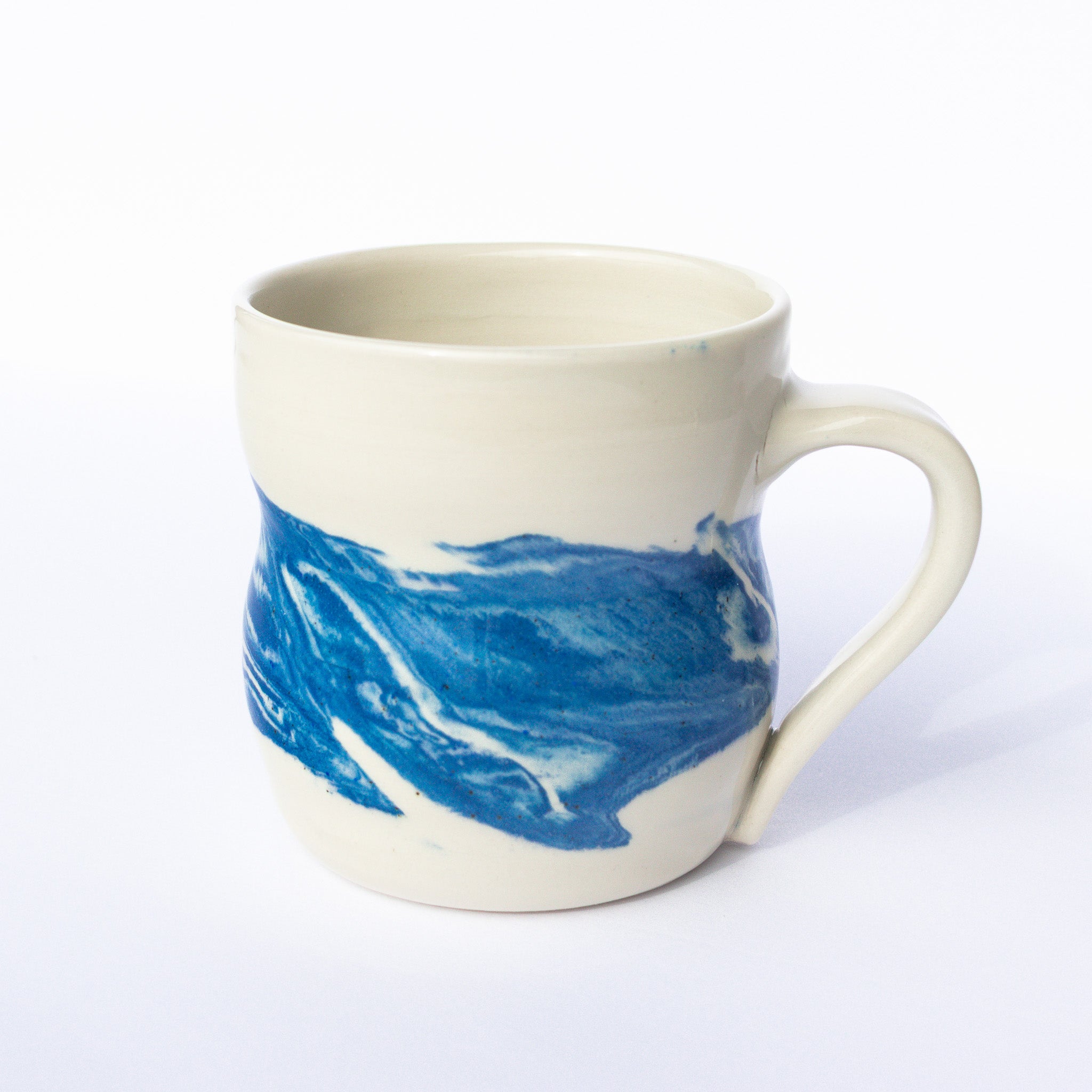 Blue Swirl Standard Mug