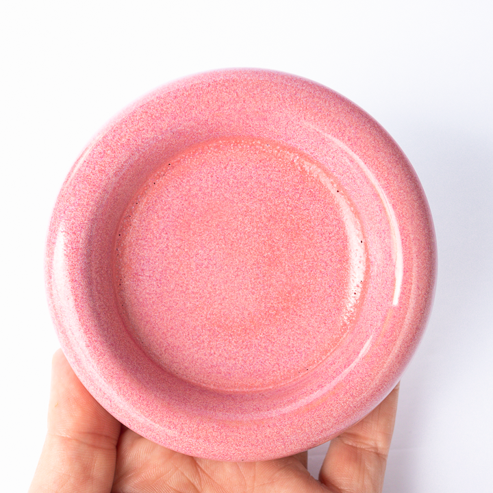 Blue Swirl Bowl Set and Pink Bubble Catch-all