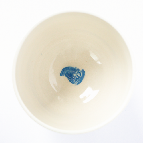 Blue Swirl Bowl Set and Pink Bubble Catch-all