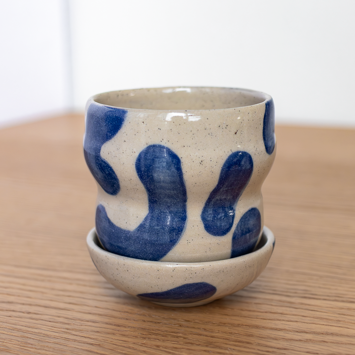 XS Bean Planter with Saucer