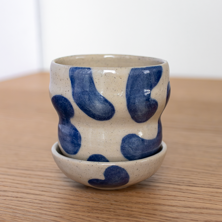 XS Bean Planter with Saucer