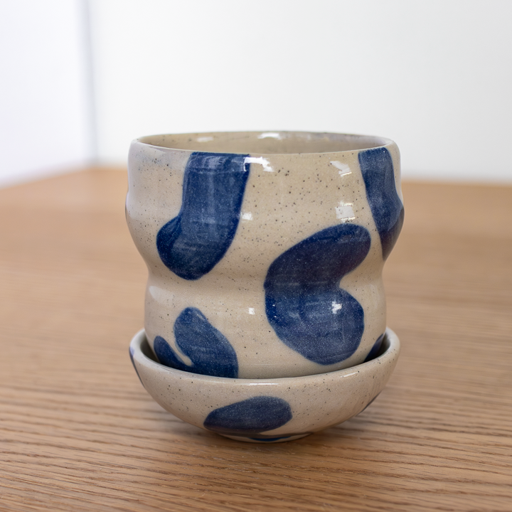 XS Bean Planter with Saucer