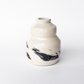 Black Swirl Bud Vase