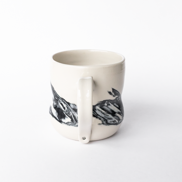 Black Swirl Standard Mug