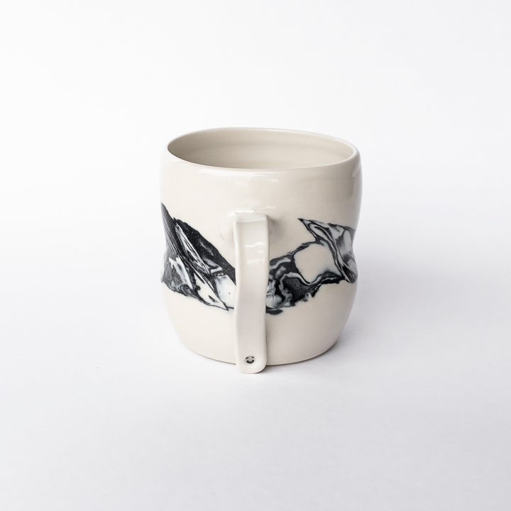 Black Swirl Standard Mug