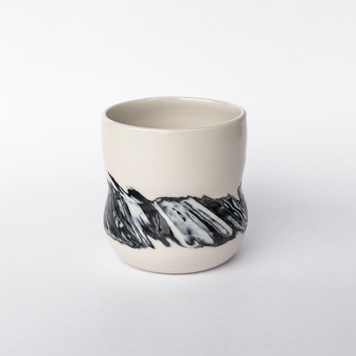 Black Swirl Standard Mug