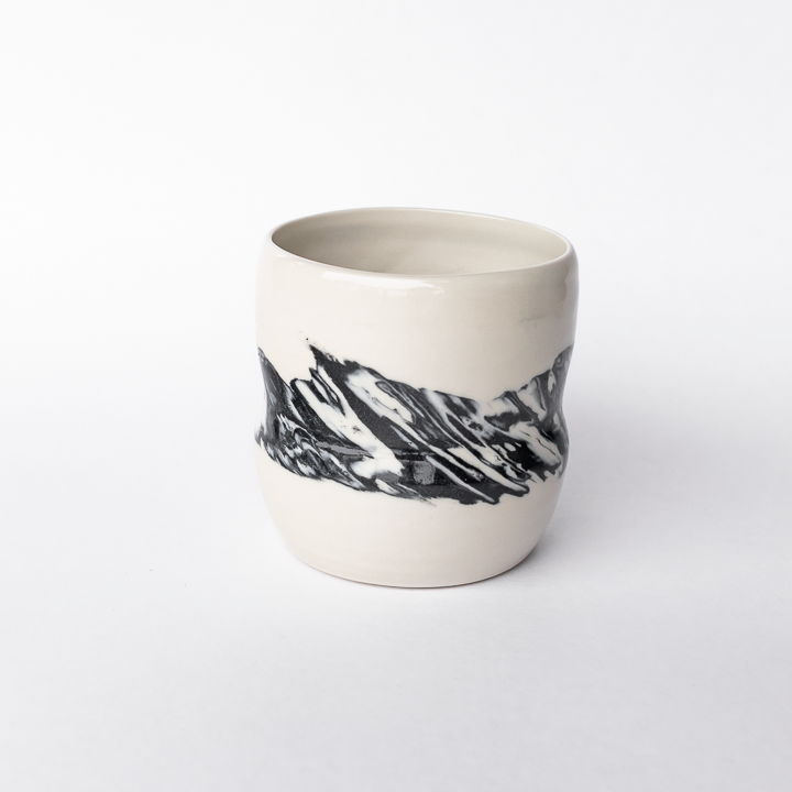 Black Swirl Standard Mug