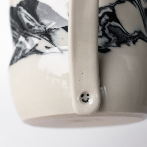 Black Swirl Standard Mug
