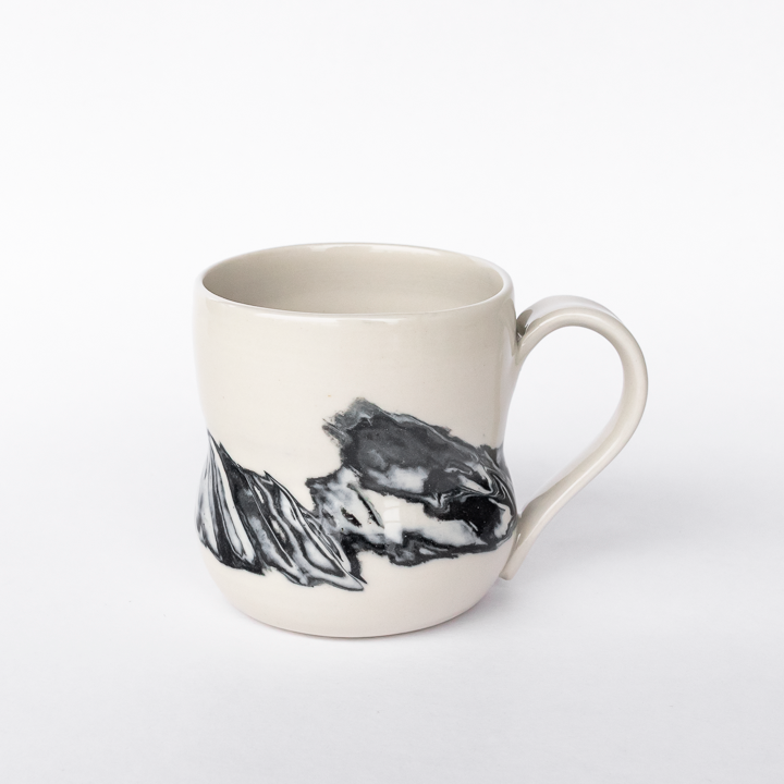 Black Swirl Standard Mug
