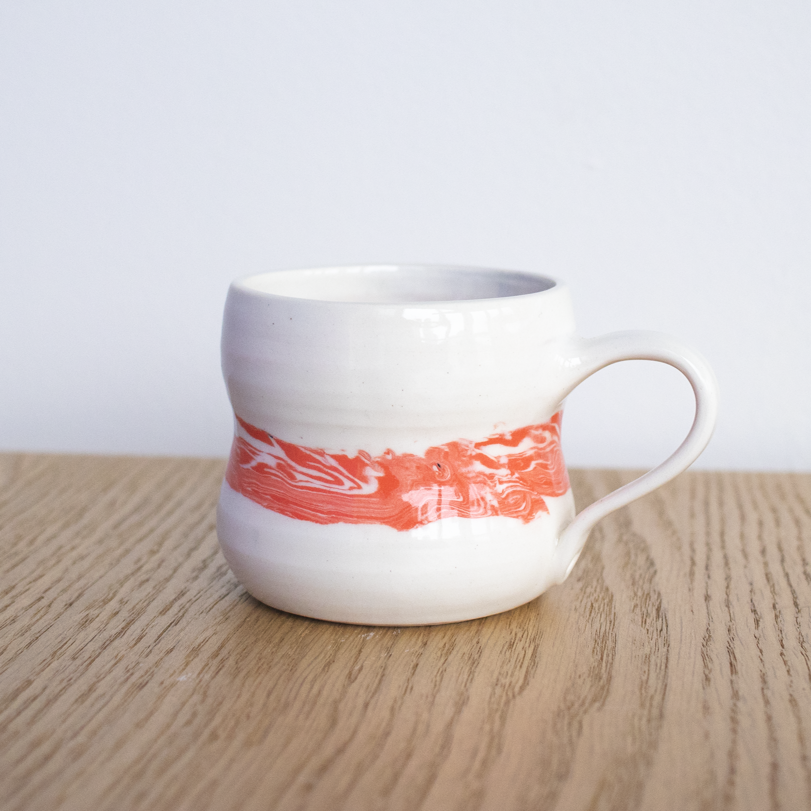 Orange Flow 1 | Cappuccino Mug