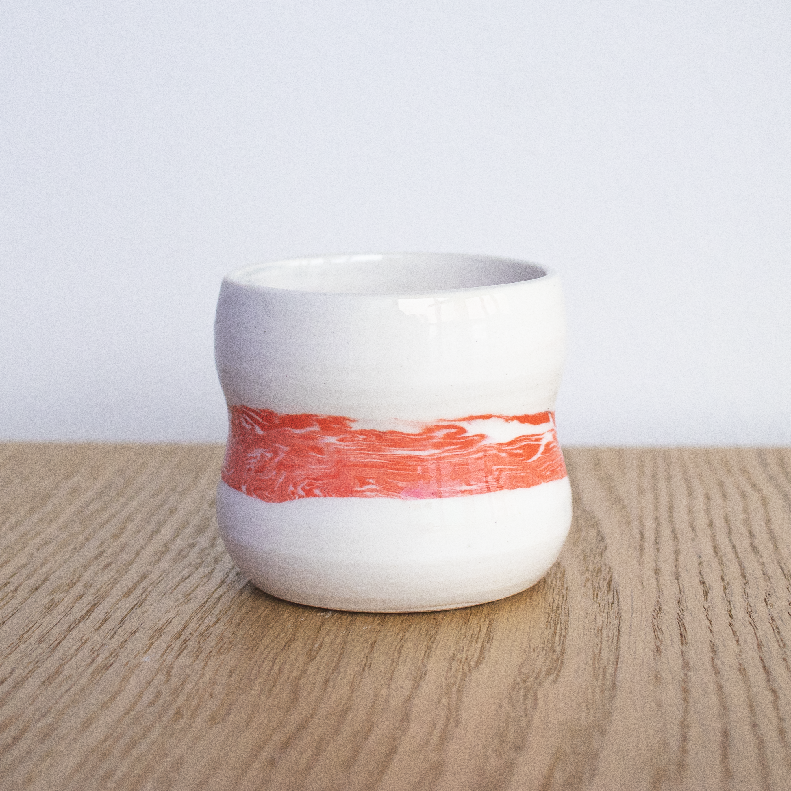Orange Flow 1 | Cappuccino Mug