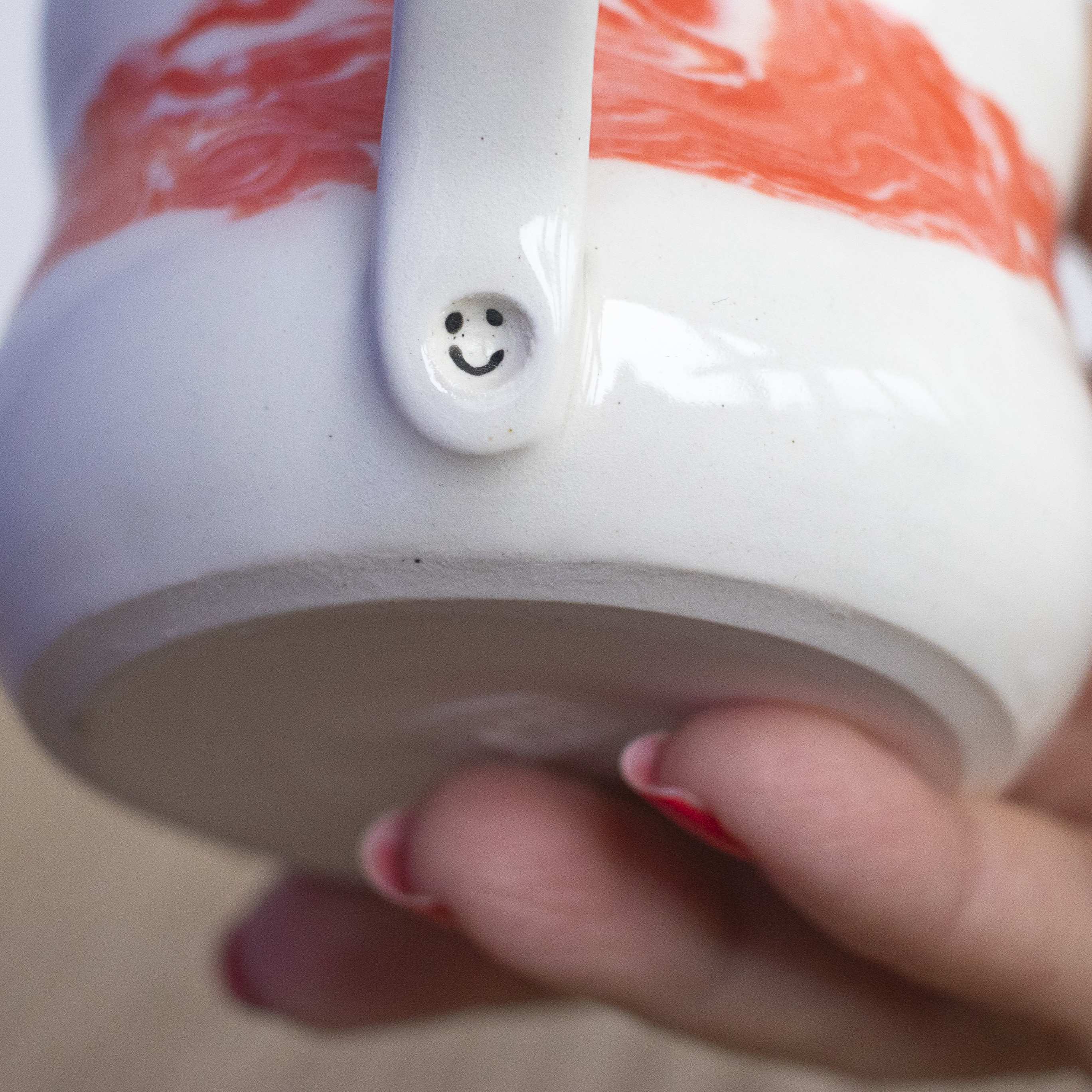 Orange Flow 1 | Cappuccino Mug