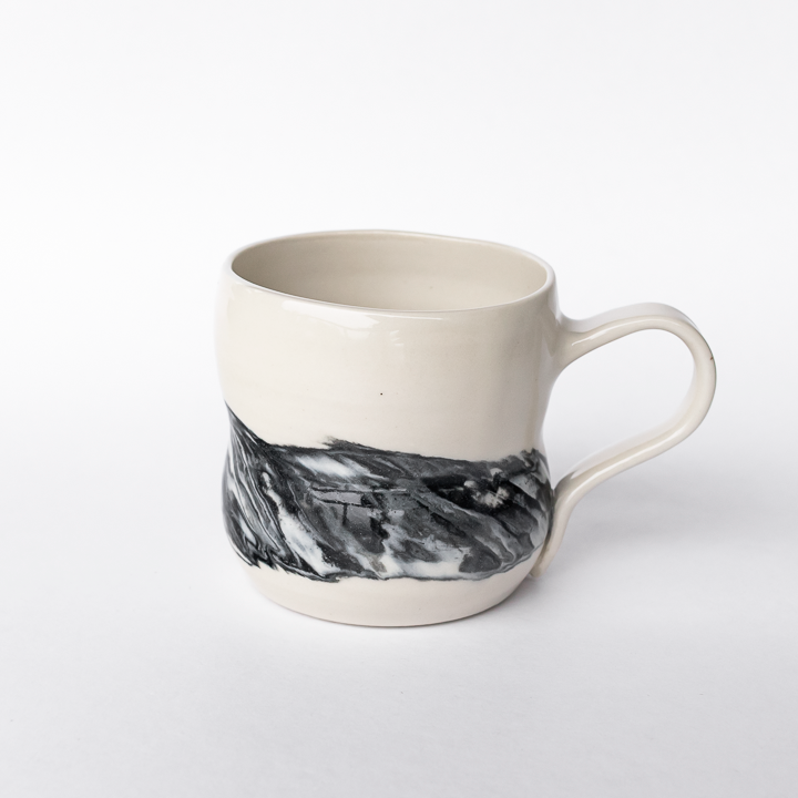 Black Swirl Standard Mug