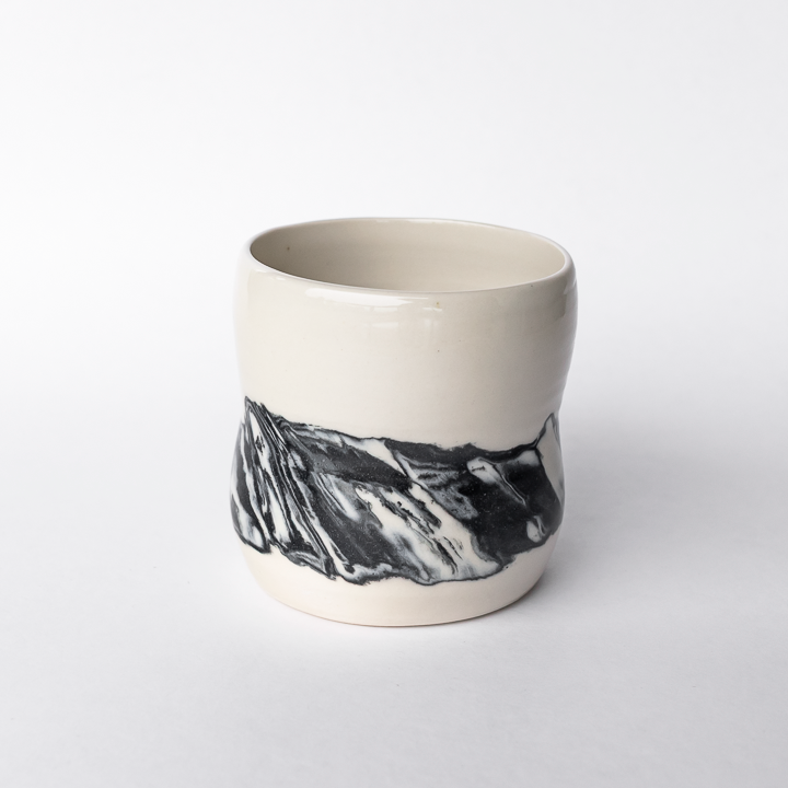 Black Swirl Standard Mug