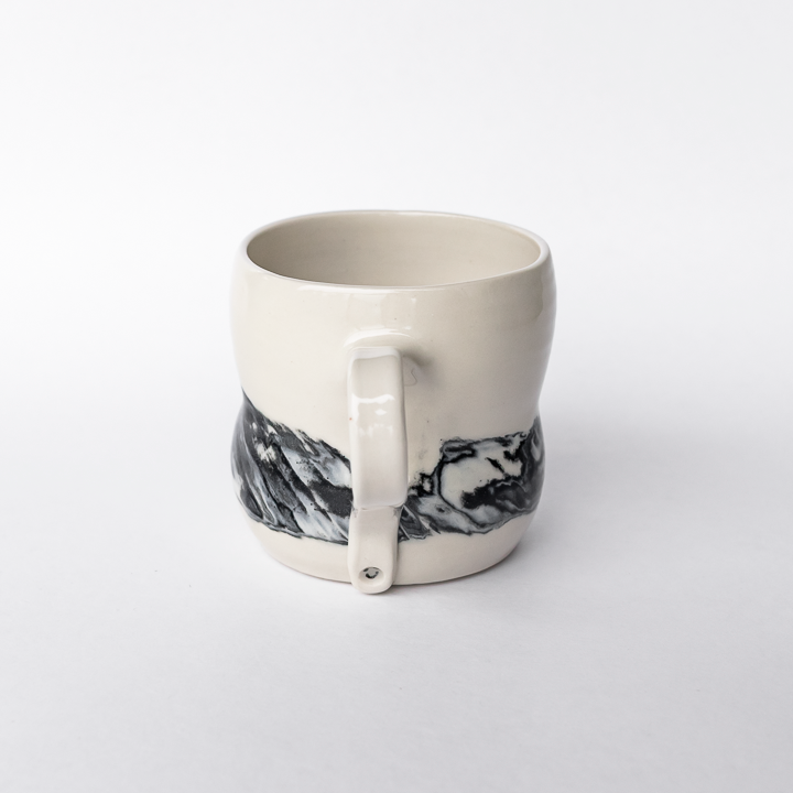 Black Swirl Standard Mug