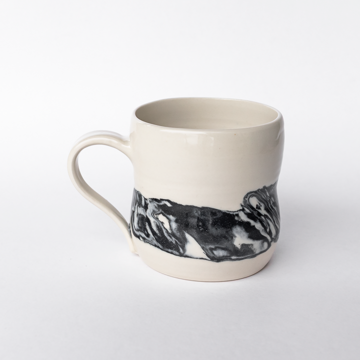 Black Swirl Standard Mug