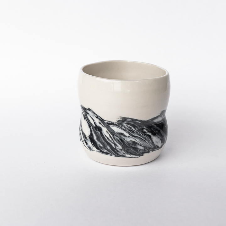 Black Swirl Standard Mug