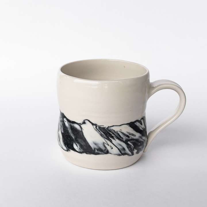 Black Swirl Standard Mug