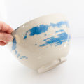 Large Blue Swirl Bowl
