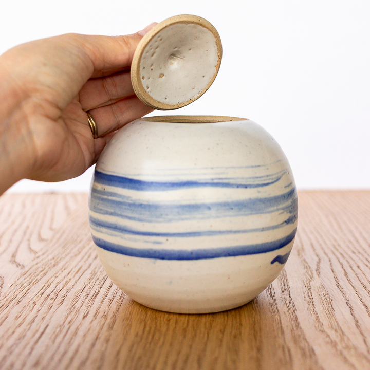 Pacific Medium Lidded Jar